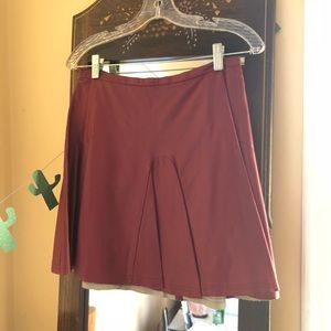 LEATHER MINI SKIRT